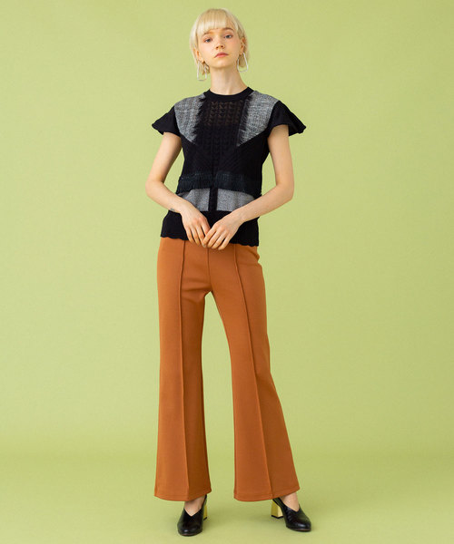 UNITED TOKYO（ユナイテッドトウキョウ）の「プレスベルボトムパンツ（その他パンツ・レディース・ブラック/ブラウン/ラベンダー・1）」の15枚目の写真