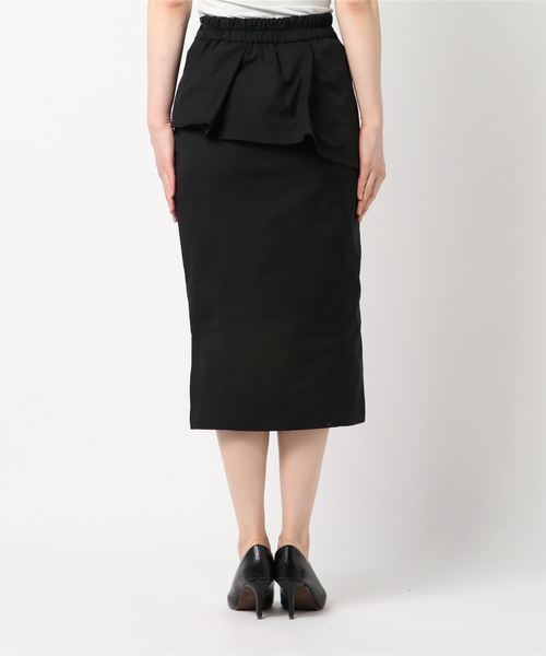 LADYMADE（レディメイド）の「アシメラッフルスカート（スカート・レディース・ブラック/カーキ/ベージュ・FREE）」の5枚目の写真