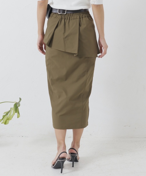 LADYMADE（レディメイド）の「アシメラッフルスカート（スカート・レディース・ブラック/カーキ/ベージュ・FREE）」の11枚目の写真