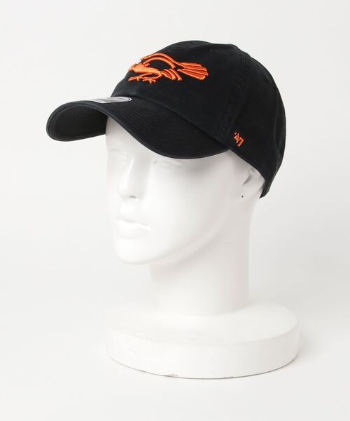 '47（フォーティーセブン）の「MLB公認 ’47BRAND CLEAN UP CAP クリーナップベースボールキャップ（キャップ・メンズ・ブルー系その他4/ネイビー/ブルー系その他/ブルー系その他2/ブルー系その他3/ブラック/ブラック×ブラック/ブルー系その他6/ブラック系その他/ネイビー系/ブルー系その他5/ロイヤルブルー/ブラック系その他2/ブルー系その他7/ネイビー系1/ネイビー系2/ネイビー系3/ブルー系/ブラック×ホワイト・FREE）」の2枚目の写真