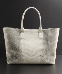 ヒマラヤリングマークカゲレザートートバッグ