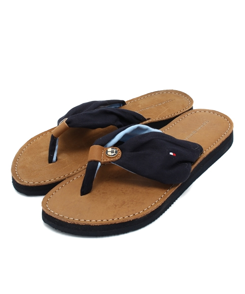 TOMMY HILFIGER（トミーヒルフィガー）の「MONICA 14C（サンダル・レディース・ネイビー/コーラル/レッド/ブルー/チェック/マルチ・36/37/38）」の2枚目の写真