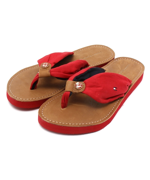 TOMMY HILFIGER（トミーヒルフィガー）の「MONICA 14C（サンダル・レディース・ネイビー/コーラル/レッド/ブルー/チェック/マルチ・36/37/38）」の4枚目の写真