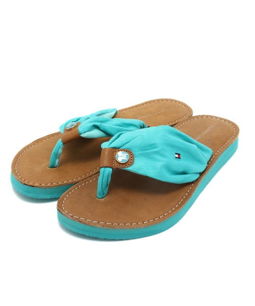 TOMMY HILFIGER（トミーヒルフィガー）の「MONICA 14C（サンダル・レディース・ネイビー/コーラル/レッド/ブルー/チェック/マルチ・36/37/38）」の3枚目の写真