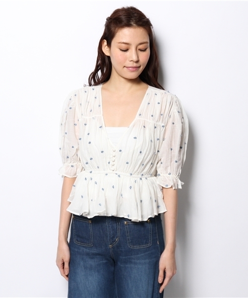 Ray BEAMS（レイビームス）の「MES DEMOISELLES... / Louise TOP（シャツ/ブラウス・レディース・オフホワイト/ベージュ・ONE SIZE）」の10枚目の写真