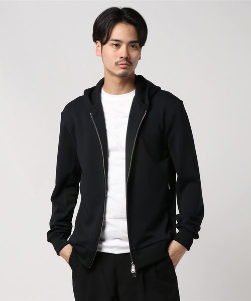 そうし様　　wjk パーカー　ブラック　size XL WJK パーカー ブラック ストレッチ XL - メルカリ