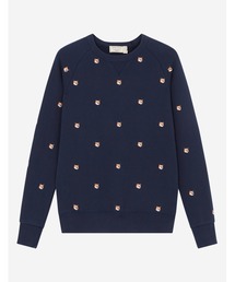 Maison Kitsune | SWEATSHIRT ALL-OVER FOX HEAD EMBROIDERY(スウェット)