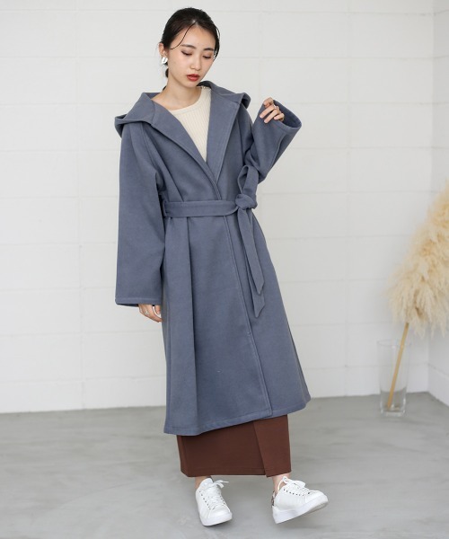 タグ付き　Bou Jeloud バックフリルフーデットコート　【定価以下】 タグ付き Bou Jeloud バックフリルフーデットコート 【定価以下
