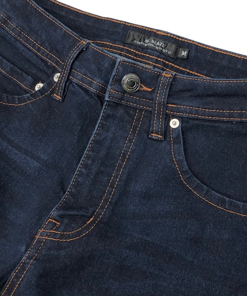 JILL BLAZE（ジルブレイズ）の「10オンス ストレッチデニム / サイドライン スキニー デニム パンツ（デニムパンツ・メンズ・ブラック/インディゴブルー/ライトインディゴブルー・LL/M/L）」の18枚目の写真