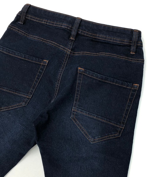 JILL BLAZE（ジルブレイズ）の「10オンス ストレッチデニム / サイドライン スキニー デニム パンツ（デニムパンツ・メンズ・ブラック/インディゴブルー/ライトインディゴブルー・LL/M/L）」の14枚目の写真