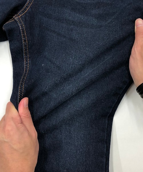 JILL BLAZE（ジルブレイズ）の「10オンス ストレッチデニム / サイドライン スキニー デニム パンツ（デニムパンツ・メンズ・ブラック/インディゴブルー/ライトインディゴブルー・LL/M/L）」の12枚目の写真