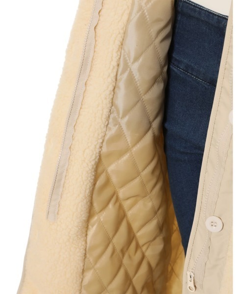 fifth（フィフス）の「ノーカラーボアコート（ノーカラージャケット・レディース・アイボリー・MEDIUM）」の12枚目の写真