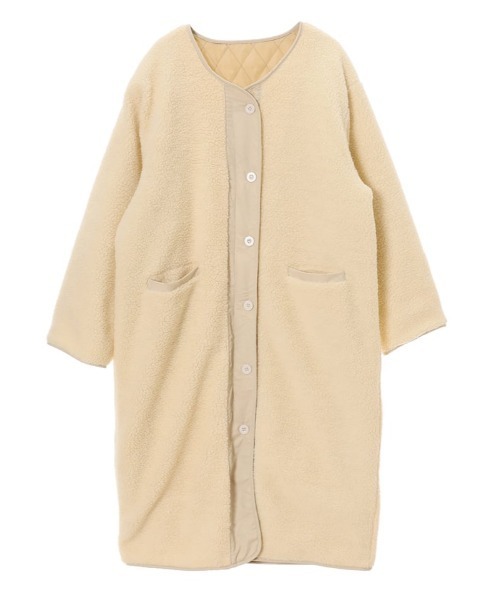 fifth（フィフス）の「ノーカラーボアコート（ノーカラージャケット・レディース・アイボリー・MEDIUM）」の15枚目の写真