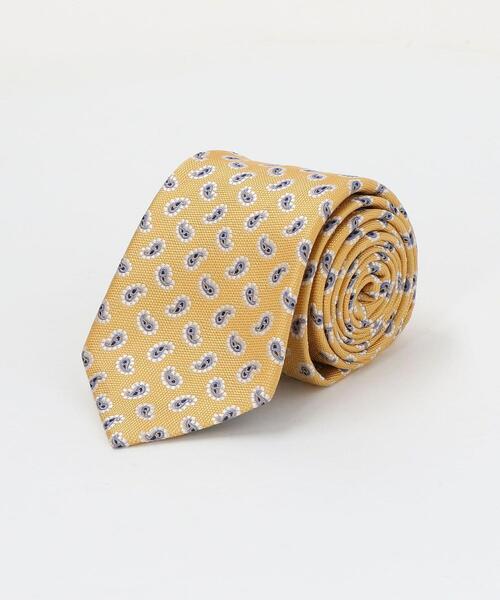 Altea（アルテア）の「[アルテア] ALTEA SETA 小紋1 ネクタイ（ネクタイ・メンズ・ネイビー/イエロー・FREE）」の2枚目の写真