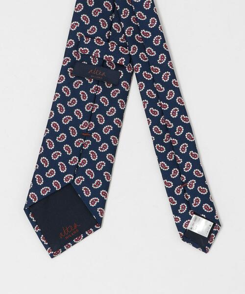 Altea（アルテア）の「[アルテア] ALTEA SETA 小紋1 ネクタイ（ネクタイ・メンズ・ネイビー/イエロー・FREE）」の4枚目の写真