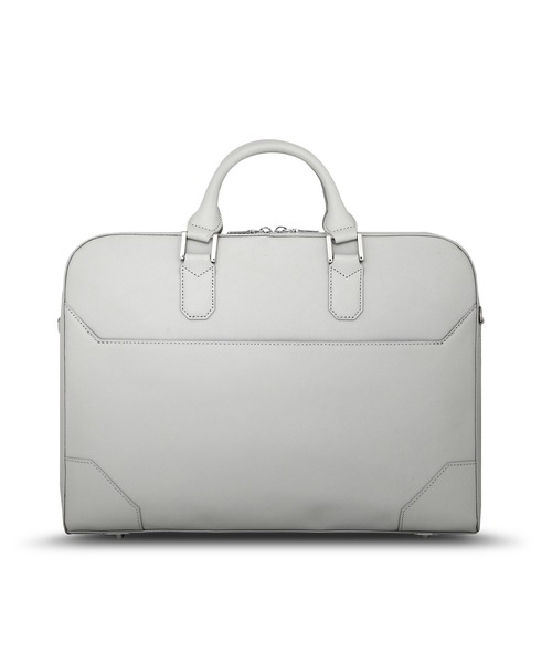 GUIONNET(ギオネ)の「ギオネ 2WAY サフィアーノ ビジネス ブリーフケース GUIONNET BUSINESS SAFIANO LEATHER BRIEFCASE(ビジネスバッグ・メンズ・ライトグレー/ベージュ/ブラウン/グレイッシュブルー/ネイビー/ブラック・FREE)」の3枚目の写真