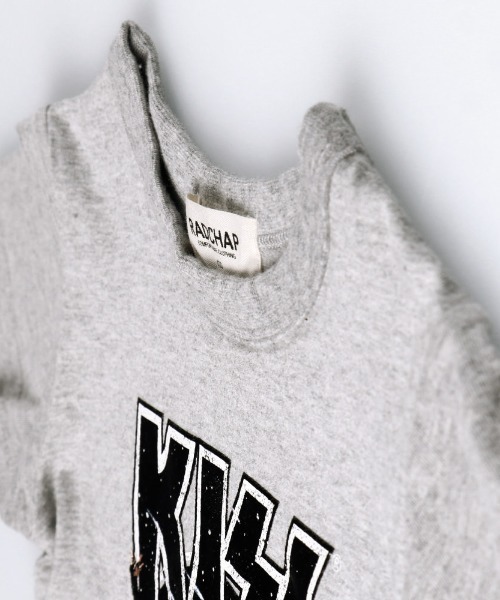 RADCHAP(ラッドチャップ)の「【KISS/キス】半袖Tシャツ(Tシャツ/カットソー・キッズ・杢グレー/ブラック・100cm/110cm/140cm/90cm/150cm/120cm/130cm)」の9枚目の写真