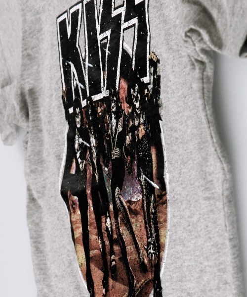 RADCHAP(ラッドチャップ)の「【KISS/キス】半袖Tシャツ(Tシャツ/カットソー・キッズ・杢グレー/ブラック・100cm/110cm/140cm/90cm/150cm/120cm/130cm)」の6枚目の写真