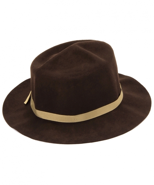 BEAUTY&YOUTH UNITED ARROWS（ビューティーアンドユースユナイテッドアローズ）の「＜EFFANEM＞ CRUSHER HAT/ハット（ハット・メンズ・ブラック/ブラウン・7 3/8）」の4枚目の写真