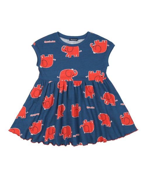 セール Moujonjon 日本製 天竺どうぶついっしょワンピース ワンピース Moujonjon ムージョンジョン のファッション通販 Zozotown