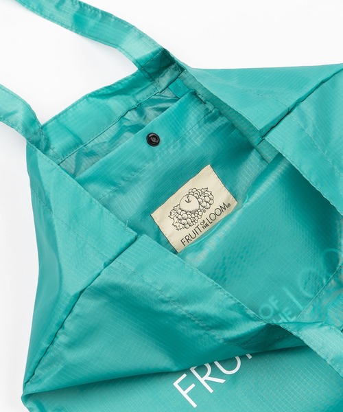 FRUIT OF THE LOOM(フルーツオブザルーム)の「【FRUIT OF THE LOOM】パッカブル エコ トートバッグ PACKABLE TOTE BAG 14575500(エコバッグ/サブバッグ・メンズ・ブラック/パープル/イエロー/レッド/グリーン/ブルー・FREE)」の9枚目の写真