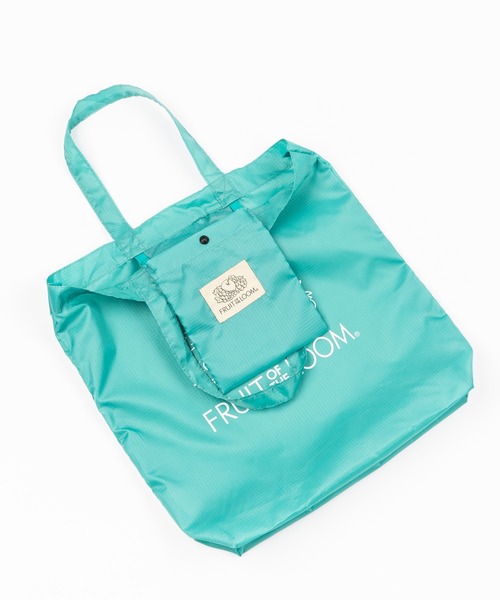 FRUIT OF THE LOOM(フルーツオブザルーム)の「【FRUIT OF THE LOOM】パッカブル エコ トートバッグ PACKABLE TOTE BAG 14575500(エコバッグ/サブバッグ・メンズ・ブラック/パープル/イエロー/レッド/グリーン/ブルー・FREE)」の22枚目の写真