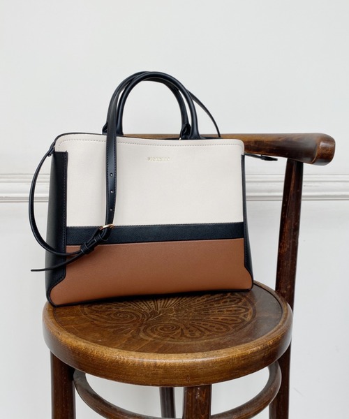 FIORELLI(フィオレッリ)の「【FIORELLI】A4パッチワークバッグ(トートバッグ・レディース・ベージュ/その他・FREE)」の2枚目の写真