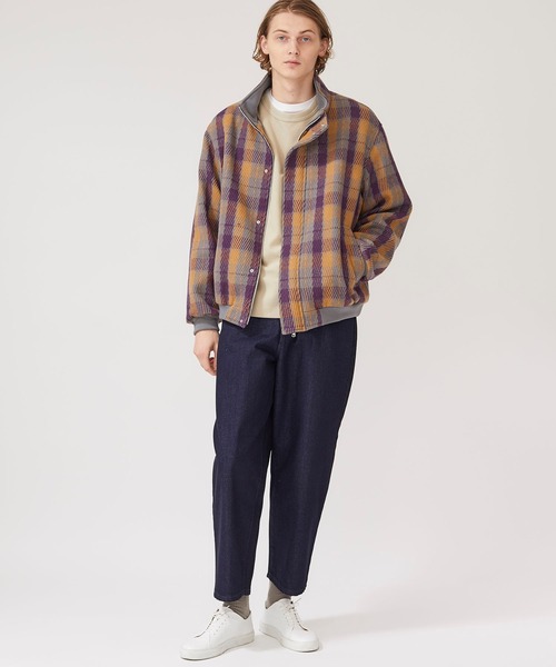 KIIT（キート）の「【KIIT】KERSEYチェックブルゾン/KIJ-Y94-101（ブルゾン・メンズ・グレー/ダークグレー・S/M）」の20枚目の写真