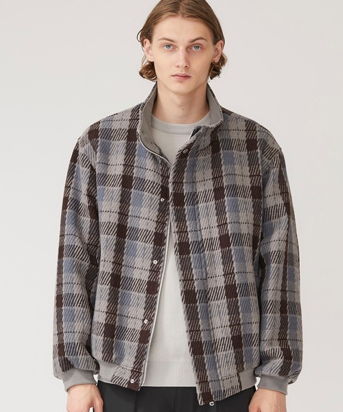 KIIT（キート）の「【KIIT】KERSEYチェックブルゾン/KIJ-Y94-101（ブルゾン・メンズ・グレー/ダークグレー・S/M）」の12枚目の写真