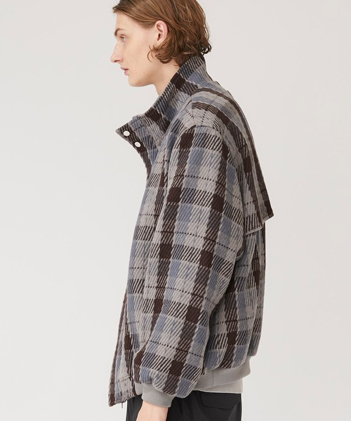 KIIT（キート）の「【KIIT】KERSEYチェックブルゾン/KIJ-Y94-101（ブルゾン・メンズ・グレー/ダークグレー・S/M）」の13枚目の写真