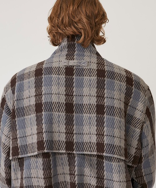 KIIT（キート）の「【KIIT】KERSEYチェックブルゾン/KIJ-Y94-101（ブルゾン・メンズ・グレー/ダークグレー・S/M）」の18枚目の写真