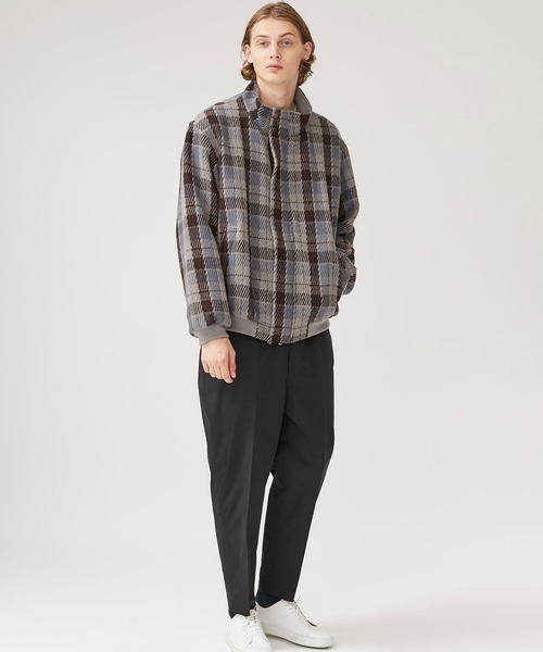 KIIT（キート）の「【KIIT】KERSEYチェックブルゾン/KIJ-Y94-101（ブルゾン・メンズ・グレー/ダークグレー・S/M）」の10枚目の写真