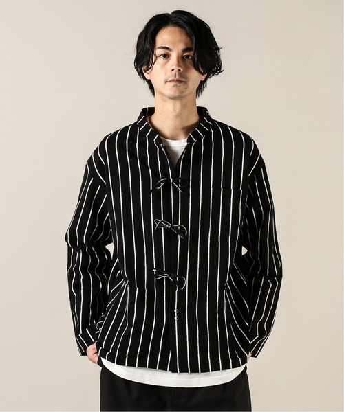JOURNAL STANDARD（ジャーナルスタンダード）の「【Charcoal/チャコール】OC String Jacket（ブルゾン・メンズ・ブラック系その他/ホワイト系その他・LARGE/X-LARGE）」の2枚目の写真