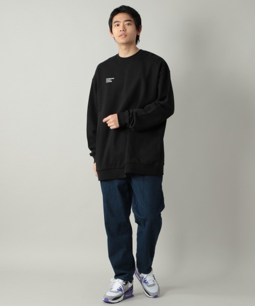 PBLIM（ページボーイリム）の「【PAGEBOYLIM】マーブルプリントウラケ（Tシャツ/カットソー・レディース・ホワイト/ブラック・MEDIUM/X-LARGE）」の3枚目の写真