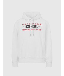 DIESEL | メンズ スウェット パーカー ロゴ プリント(スウェット)