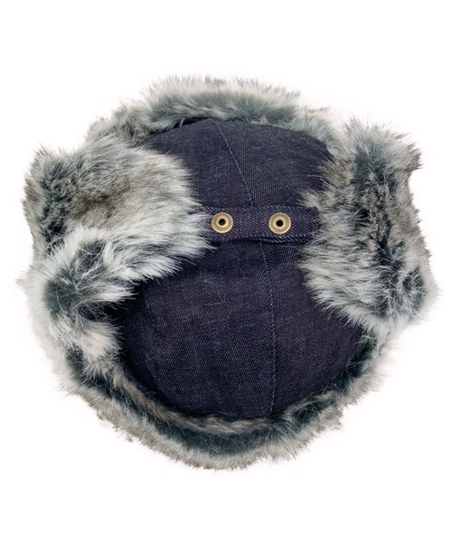 polcadot（ポルカドット）の「DENIM FLIGHT CAP/デニム フライト キャップ（キャップ・レディース・ネイビー/ブラック・FREE）」の6枚目の写真