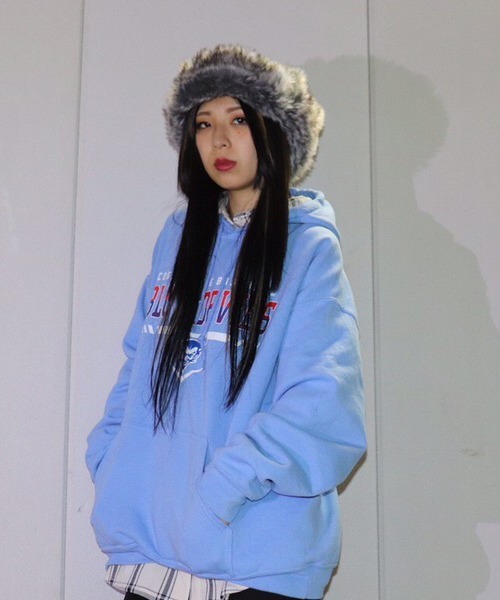 polcadot（ポルカドット）の「DENIM FLIGHT CAP/デニム フライト キャップ（キャップ・レディース・ネイビー/ブラック・FREE）」の16枚目の写真