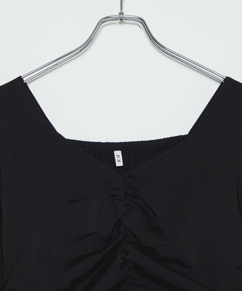 WEGO（ウィゴー）の「WEGO/ドロストティアードワンピース（ワンピース・レディース・ホワイト/ブラック・FREE）」の12枚目の写真