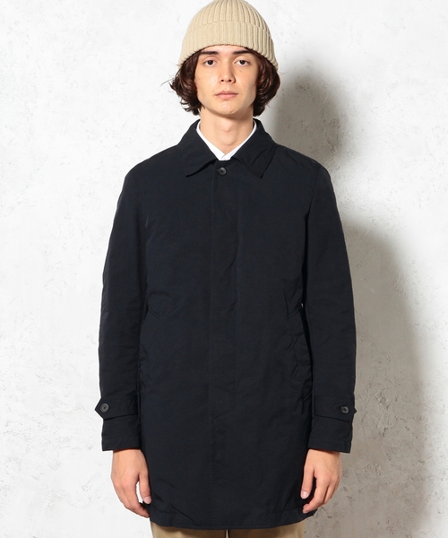 green label relaxing（グリーンレーベルリラクシング）の「□P/N WASHED LNR ステンカラーコート ◆（ステンカラーコート・メンズ・ベージュ/ネイビー・MEDIUM/SMALL/LARGE/X-LARGE）」の12枚目の写真