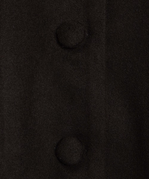 WEGO（ウィゴー）の「WEGO/セーラーフリルカラーコート（ダウンジャケット/コート・レディース・アイボリー/ブラック・FREE）」の8枚目の写真