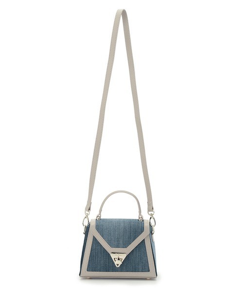 LILY BROWN（リリーブラウン）の「アップサイクルデニムミニバッグ（ショルダーバッグ・レディース・アイボリー/ブルー・FREE）」の10枚目の写真