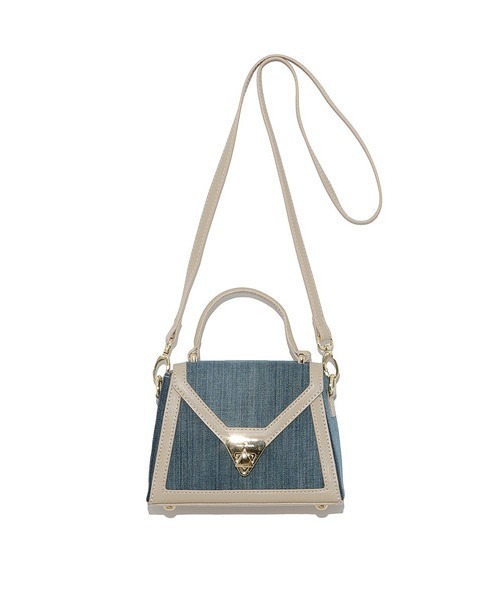 LILY BROWN（リリーブラウン）の「アップサイクルデニムミニバッグ（ショルダーバッグ・レディース・アイボリー/ブルー・FREE）」の16枚目の写真