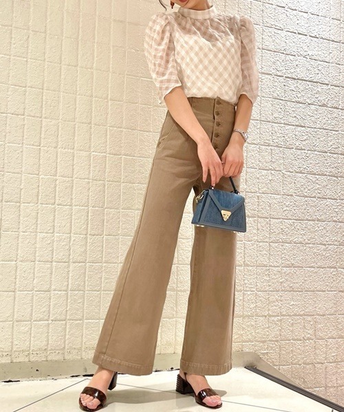 LILY BROWN（リリーブラウン）の「アップサイクルデニムミニバッグ（ショルダーバッグ・レディース・アイボリー/ブルー・FREE）」の19枚目の写真