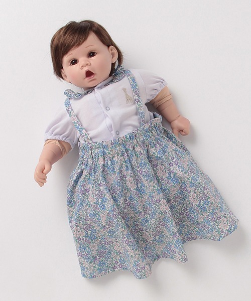 Sophie la girafe（ソフィーラジラフ）の「Sophie la girafe ボディ×フラワーワンピースSET（肌着・キッズ・ラベンダー/ライトピンク・80ｃｍ/70cm）」の13枚目の写真