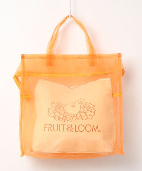FRUIT OF THE LOOM(フルーツオブザルーム)の「/FRUIT OF THE LOOM/FTL SEE THROUGH BST BAG M(トートバッグ・メンズ・ホワイト/オレンジ/グリーン/パープル・FREE)」の1枚目の写真