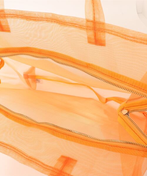 FRUIT OF THE LOOM(フルーツオブザルーム)の「/FRUIT OF THE LOOM/FTL SEE THROUGH BST BAG M(トートバッグ・メンズ・ホワイト/オレンジ/グリーン/パープル・FREE)」の7枚目の写真