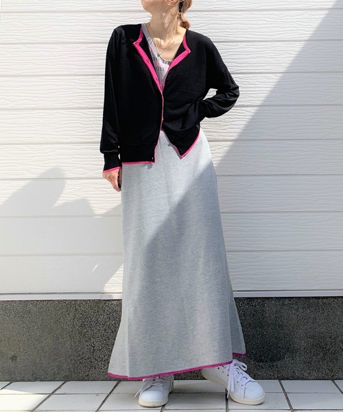 Q（キュー）の「UVカットカーディガン（カーディガン/ボレロ・レディース・ホワイト/チャコールグレー/ブラック/ライム/ベビーピンク・MEDIUM）」の19枚目の写真