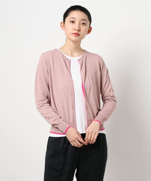 Q（キュー）の「UVカットカーディガン（カーディガン/ボレロ・レディース・ホワイト/チャコールグレー/ブラック/ライム/ベビーピンク・MEDIUM）」の10枚目の写真