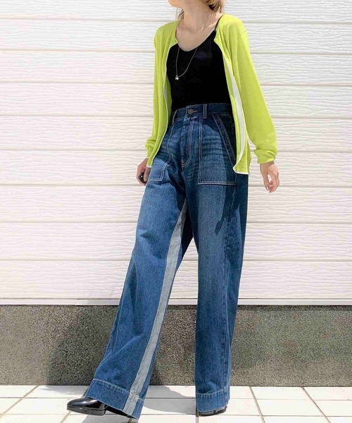 Q（キュー）の「UVカットカーディガン（カーディガン/ボレロ・レディース・ホワイト/チャコールグレー/ブラック/ライム/ベビーピンク・MEDIUM）」の13枚目の写真