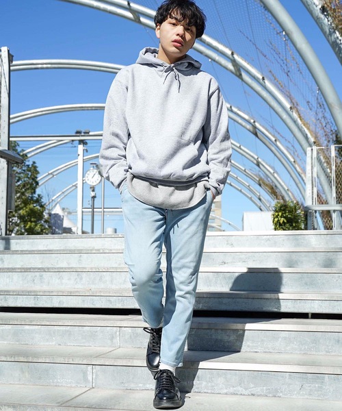 Blue Standard （ブルースタンダード）の「【BLUE STANDARD】ＦＬＯＷＴＥＣＨイージーパンツ　クロップド丈　ストレッチ素材　リラックス/ルームウェア/ワンマイルウェアにもおすすめ（その他パンツ・メンズ・ブルー/ブルー系その他/ワンウォッシュ・MEDIUM/X-LARGE/SMALL/LARGE）」の4枚目の写真